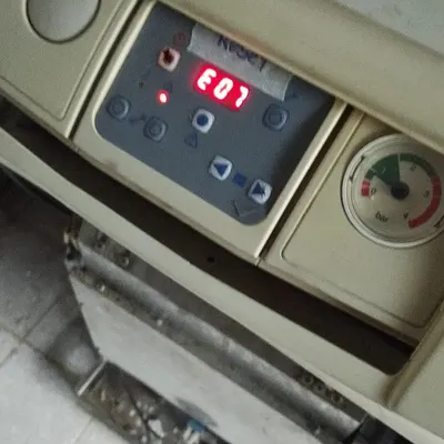 Trabajo de Full Service Pinamar: caldera de calefacción